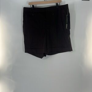 Ralph Lauren Black Shorts Size 18 NWT